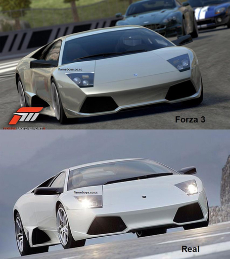 Forza Motorsport 3 - Сравнение автомобилей в игре с их реальными прототипами