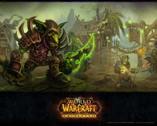 World of Warcraft: Cataclysm - Официальные обои от Blizzard